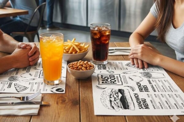 Individuales-de-papel-impresos-en-negro