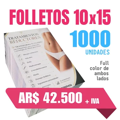 Promoción Folletos Publicitarios 10x15